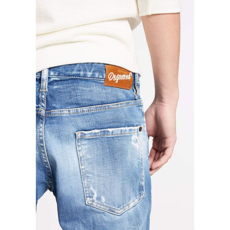 Blue Cotton Jeans & Pant Dsquared²