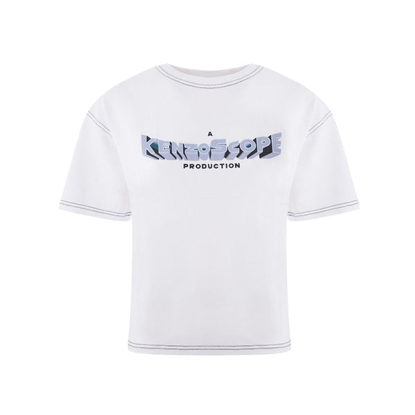 Elegant White Cotton Top for Women Kenzo