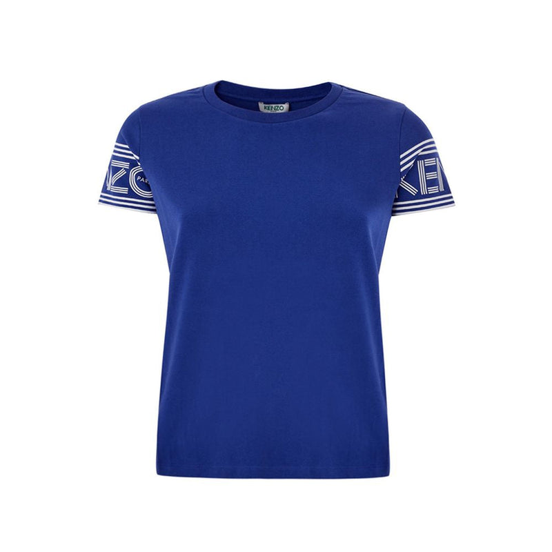Chic Blue Cotton Tee for Stylish Comfort Kenzo