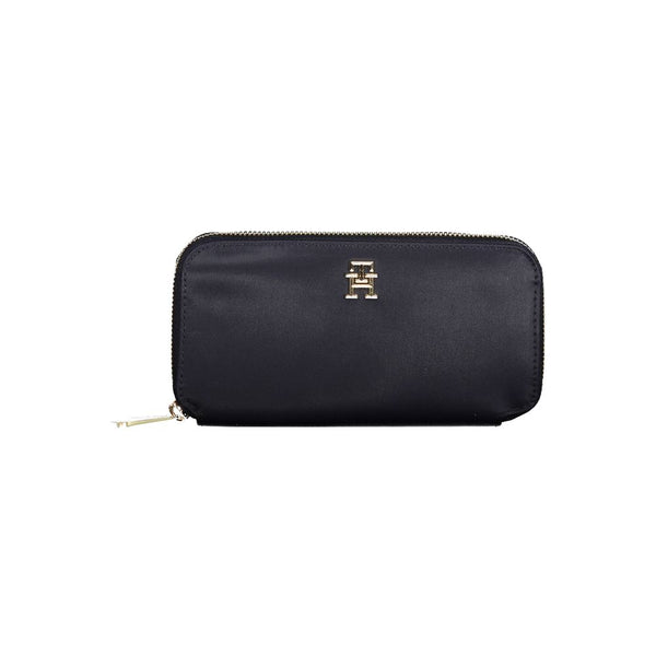 Blue Nylon Women Wallet Tommy Hilfiger