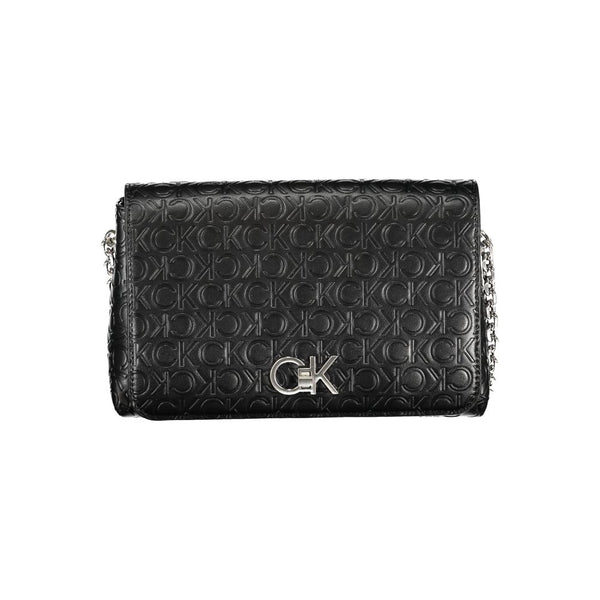 Black Polyester Handbag Calvin Klein