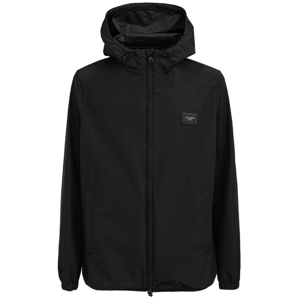 Black Polyester Jacket Dolce & Gabbana