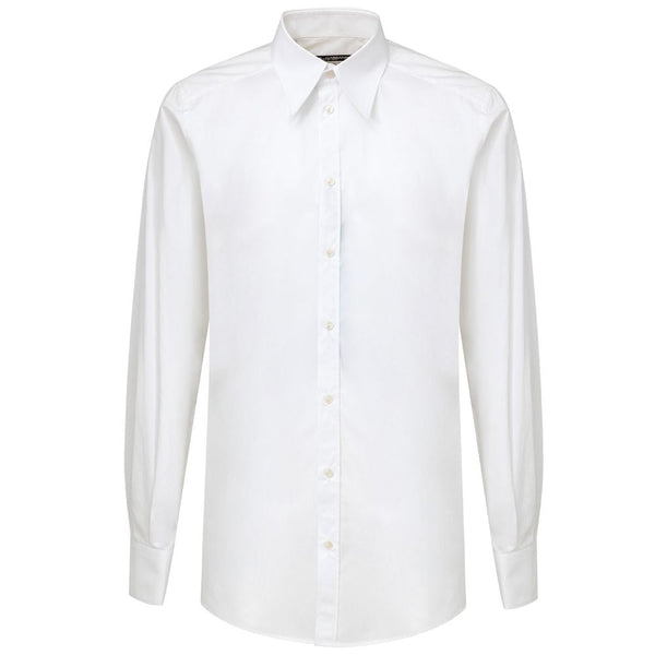 White Cotton Shirt Dolce & Gabbana