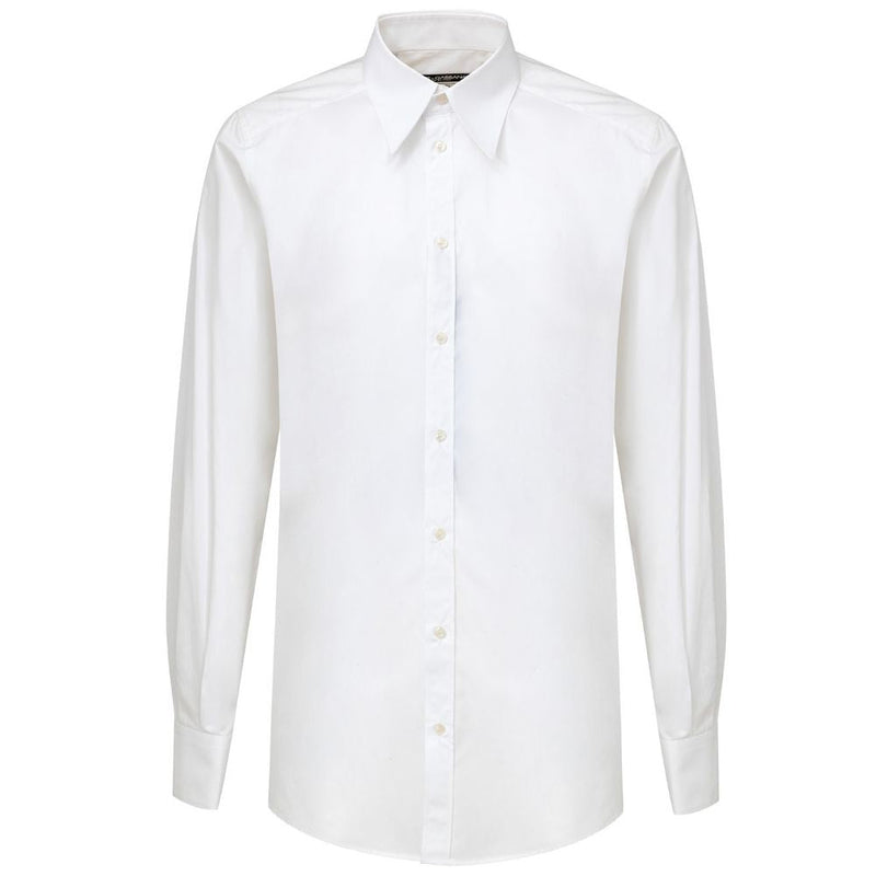 White Cotton Shirt Dolce & Gabbana