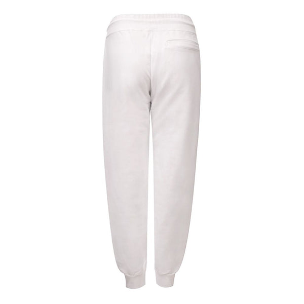 White Cotton Joggers Workout Pant GCDS