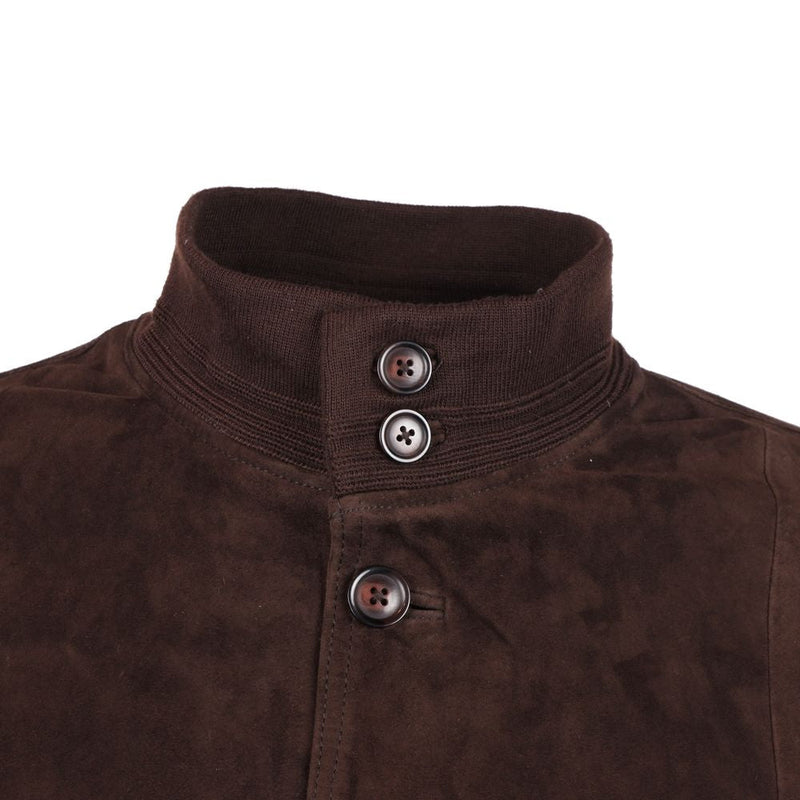 Brown Calfskin Jacket Emilio Romanelli
