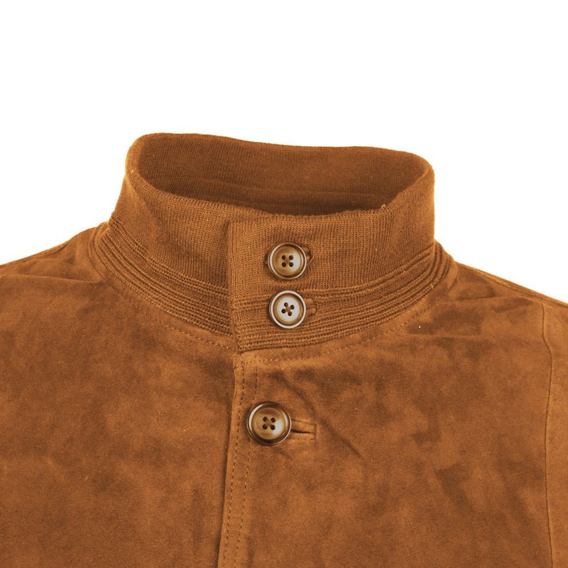 Brown Calfskin Jacket Emilio Romanelli