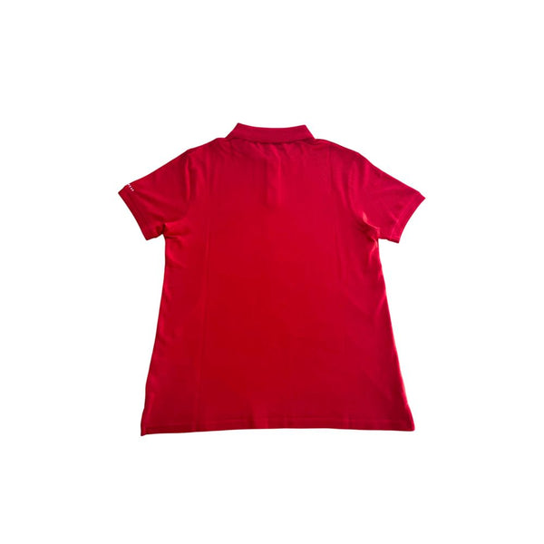 Red Cotton Polo Shirt Trussardi Beachwear