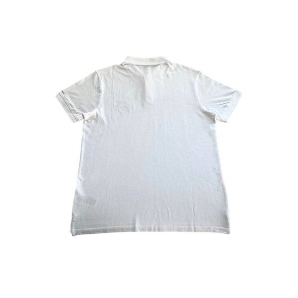 White Cotton Polo Shirt Trussardi Beachwear