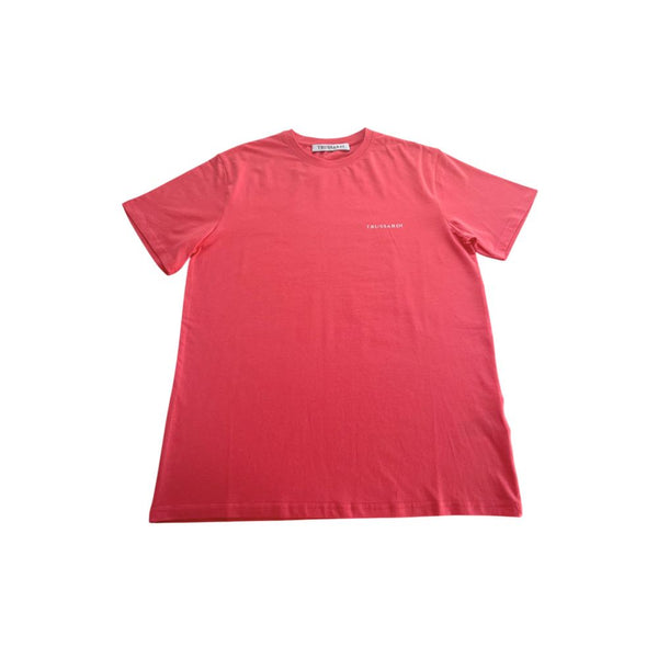 Red Cotton T-Shirt Trussardi Beachwear