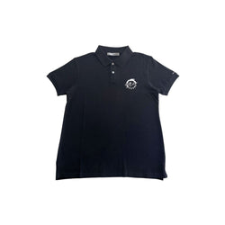 Black Cotton Polo Shirt Trussardi Beachwear
