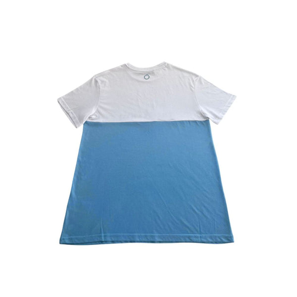 Light Blue Polyester T-Shirt Trussardi Beachwear