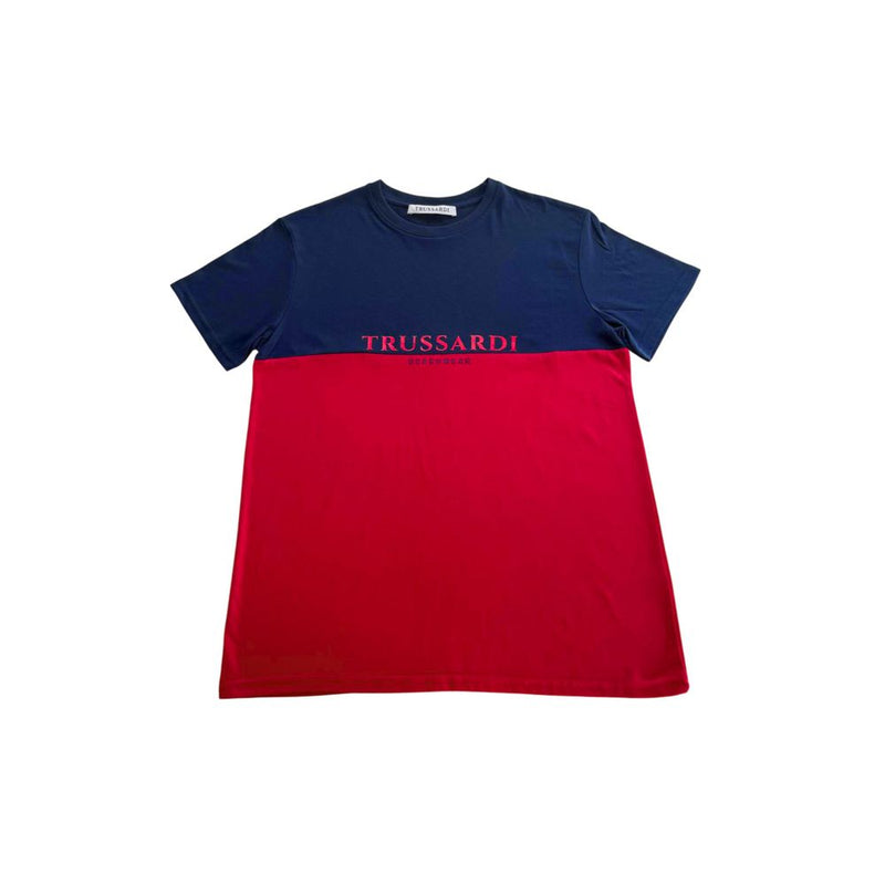 Red Polyester T-Shirt Trussardi Beachwear