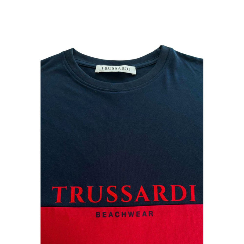 Red Polyester T-Shirt Trussardi Beachwear