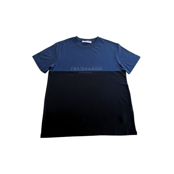 Blue Polyester T-Shirt Trussardi Beachwear