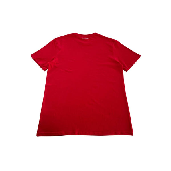 Red Cotton T-Shirt Trussardi Beachwear