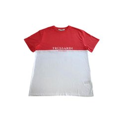 White Polyester T-Shirt Trussardi Beachwear