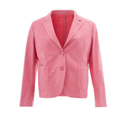 Elegant Pink Cotton Jacket for Her Lardini