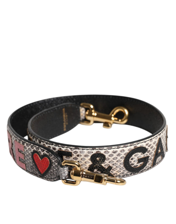 Multicolor DG AMORE Patch Bag Shoulder Strap Dolce & Gabbana