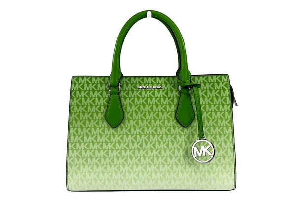 Sheila Medium Crossbody Satchel Purse Bag Jungle Green Michael Kors