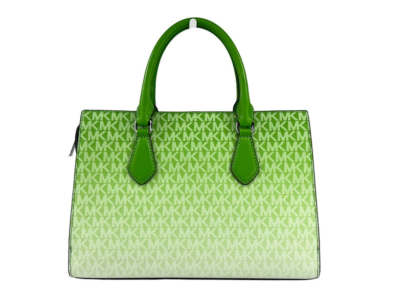 Sheila Medium Crossbody Satchel Purse Bag Jungle Green Michael Kors