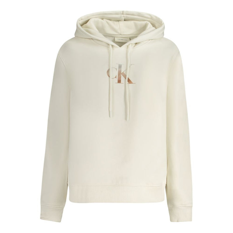 White Cotton Women Sweater Calvin Klein