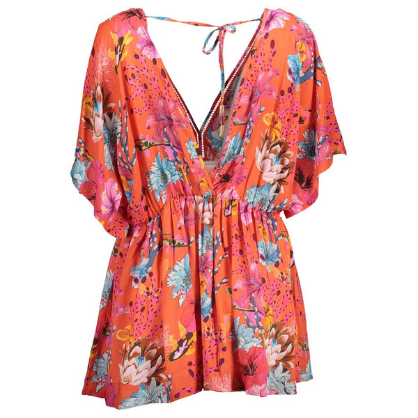 Red Viscose Women Dress Desigual