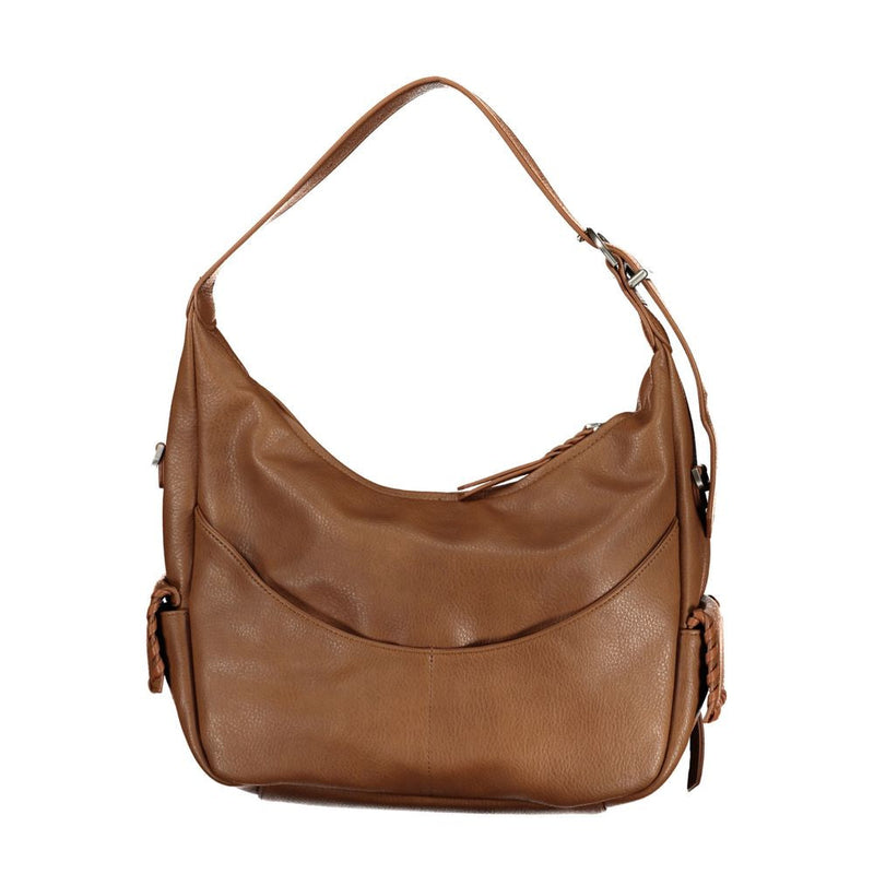 Brown Polyethylene Handbag Desigual