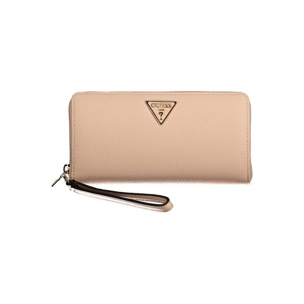 Pink Polyethylene Women Wallet Guess Jeans