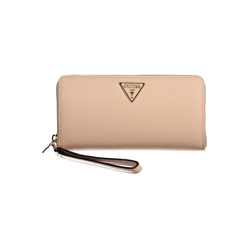 Pink Polyethylene Women Wallet Guess Jeans