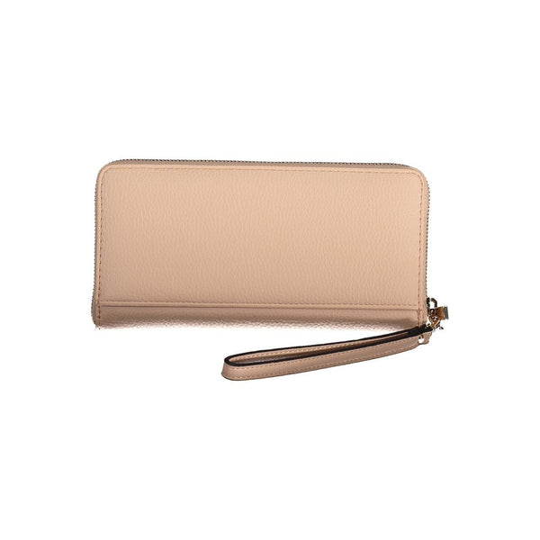 Pink Polyethylene Women Wallet Guess Jeans