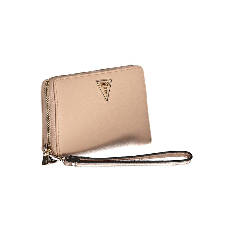 Pink Polyethylene Women Wallet Guess Jeans