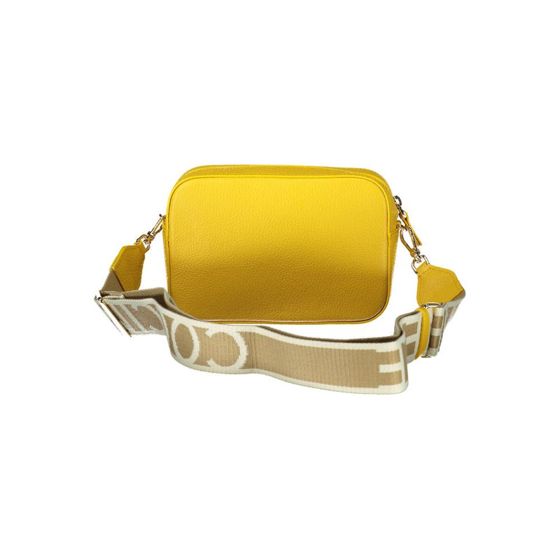Yellow Leather Women Handbag Coccinelle