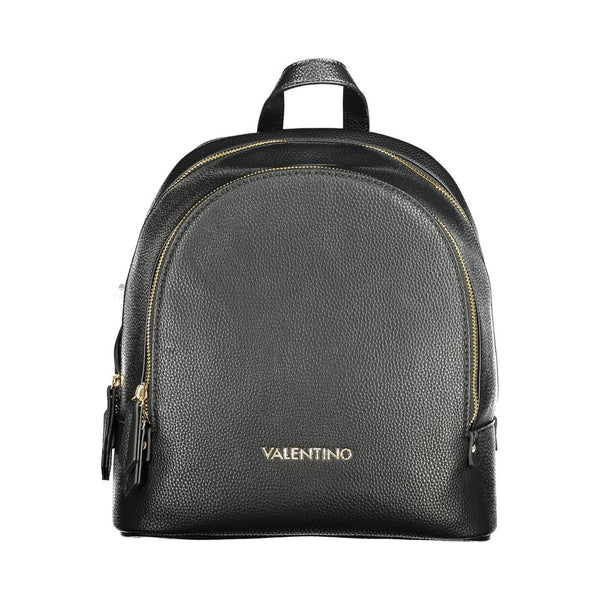 Black Polyethylene Backpack Valentino Bags