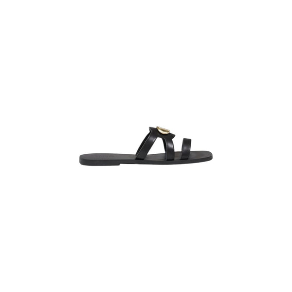 Black Leather Sandal Liu Jo