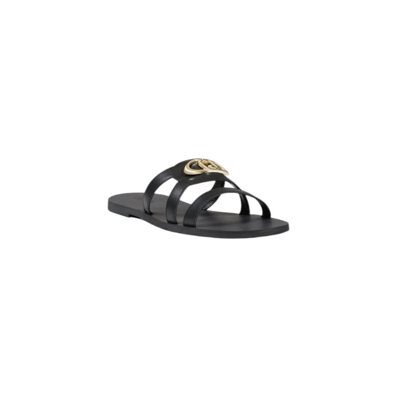 Black Leather Sandal Liu Jo