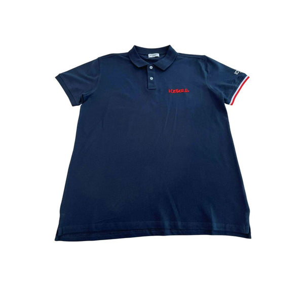 Blue Cotton Polo Shirt Iceberg