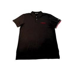 Black Cotton Polo Shirt Iceberg
