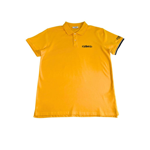 Yellow Cotton Polo Shirt Iceberg