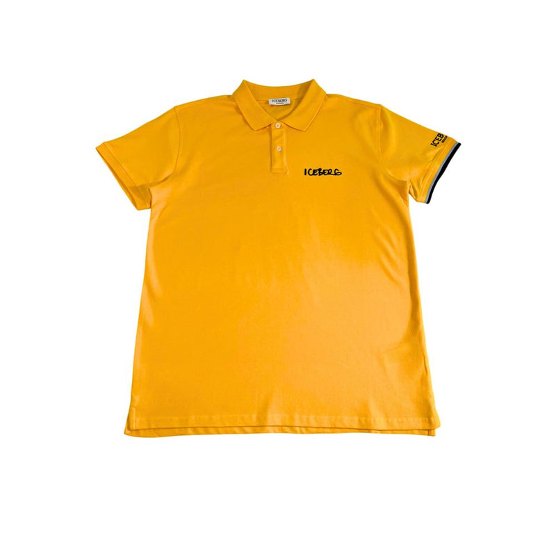 Yellow Cotton Polo Shirt Iceberg
