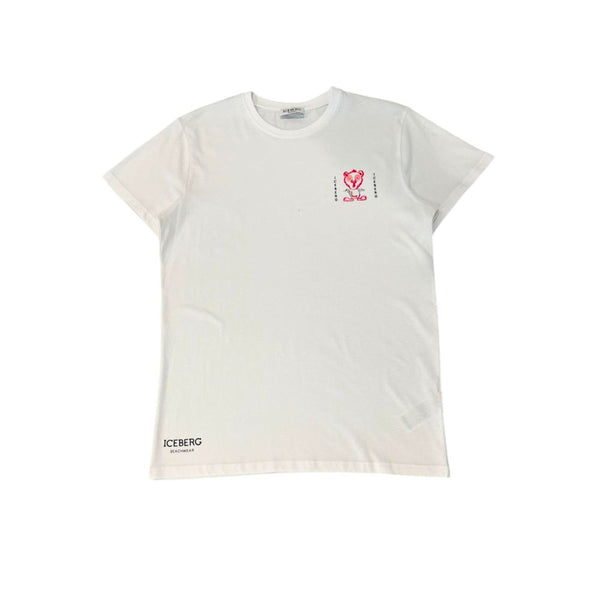 White Cotton T-Shirt Iceberg