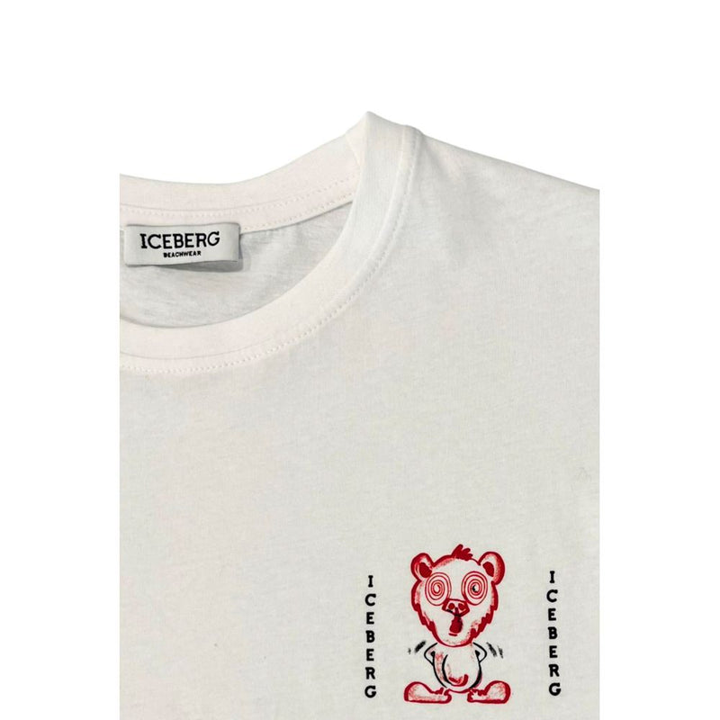 White Cotton T-Shirt Iceberg