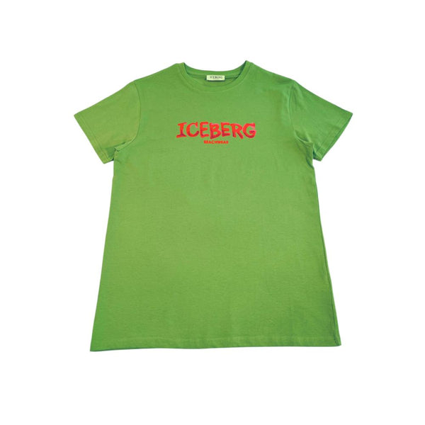 Green Cotton T-Shirt Iceberg