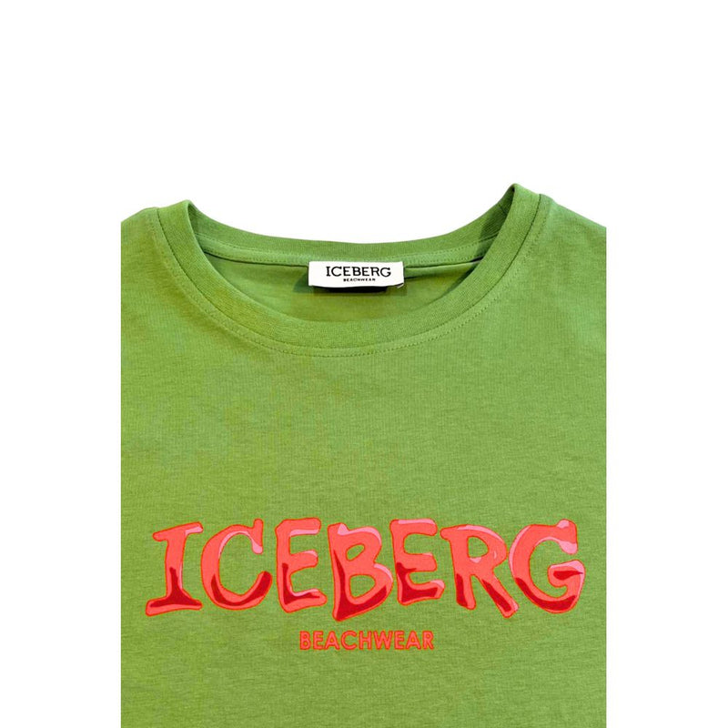 Green Cotton T-Shirt Iceberg