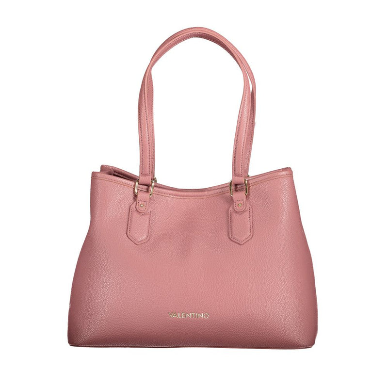 Pink Polyethylene Women Handbag Valentino Bags