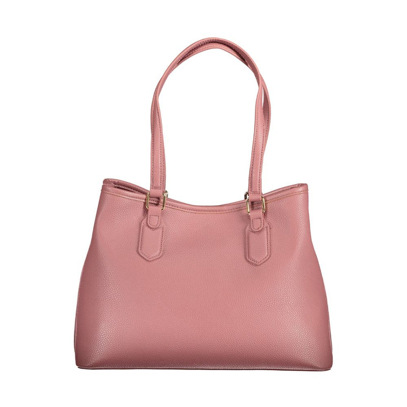 Pink Polyethylene Women Handbag Valentino Bags