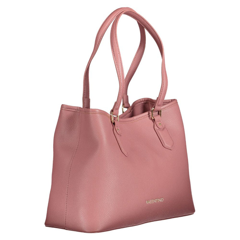 Pink Polyethylene Women Handbag Valentino Bags