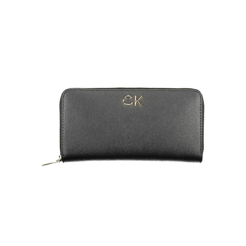 Black Polyethylene Women Wallet Calvin Klein