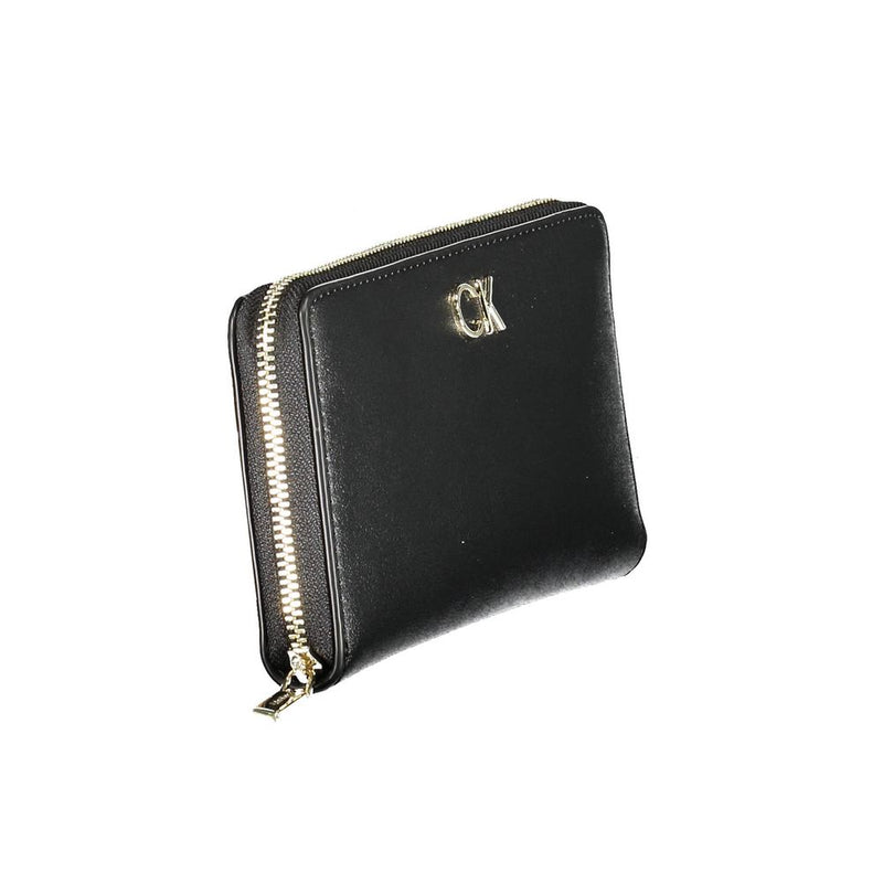 Black Polyethylene Women Wallet Calvin Klein