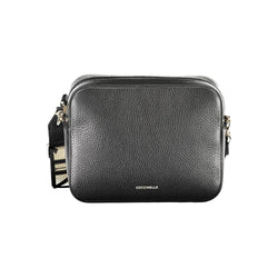 Black Leather Women Handbag Coccinelle